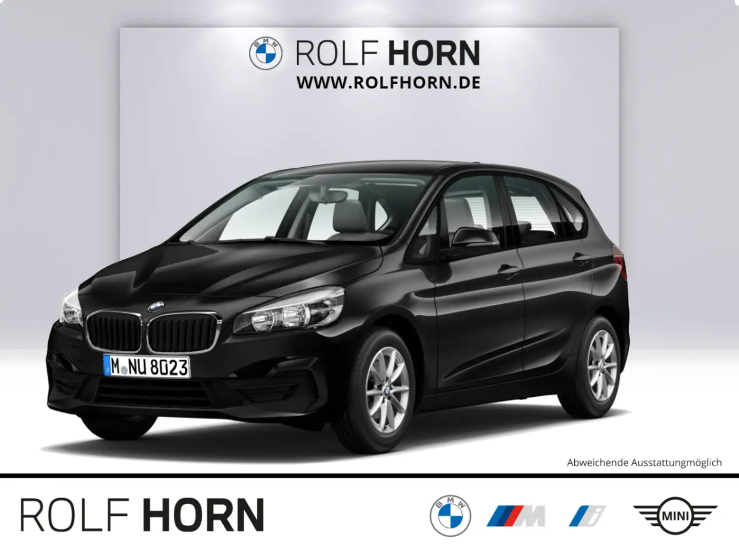 BMW 218 i Active Tourer Advantage LED RKam Navi Klima Schwarz - 1