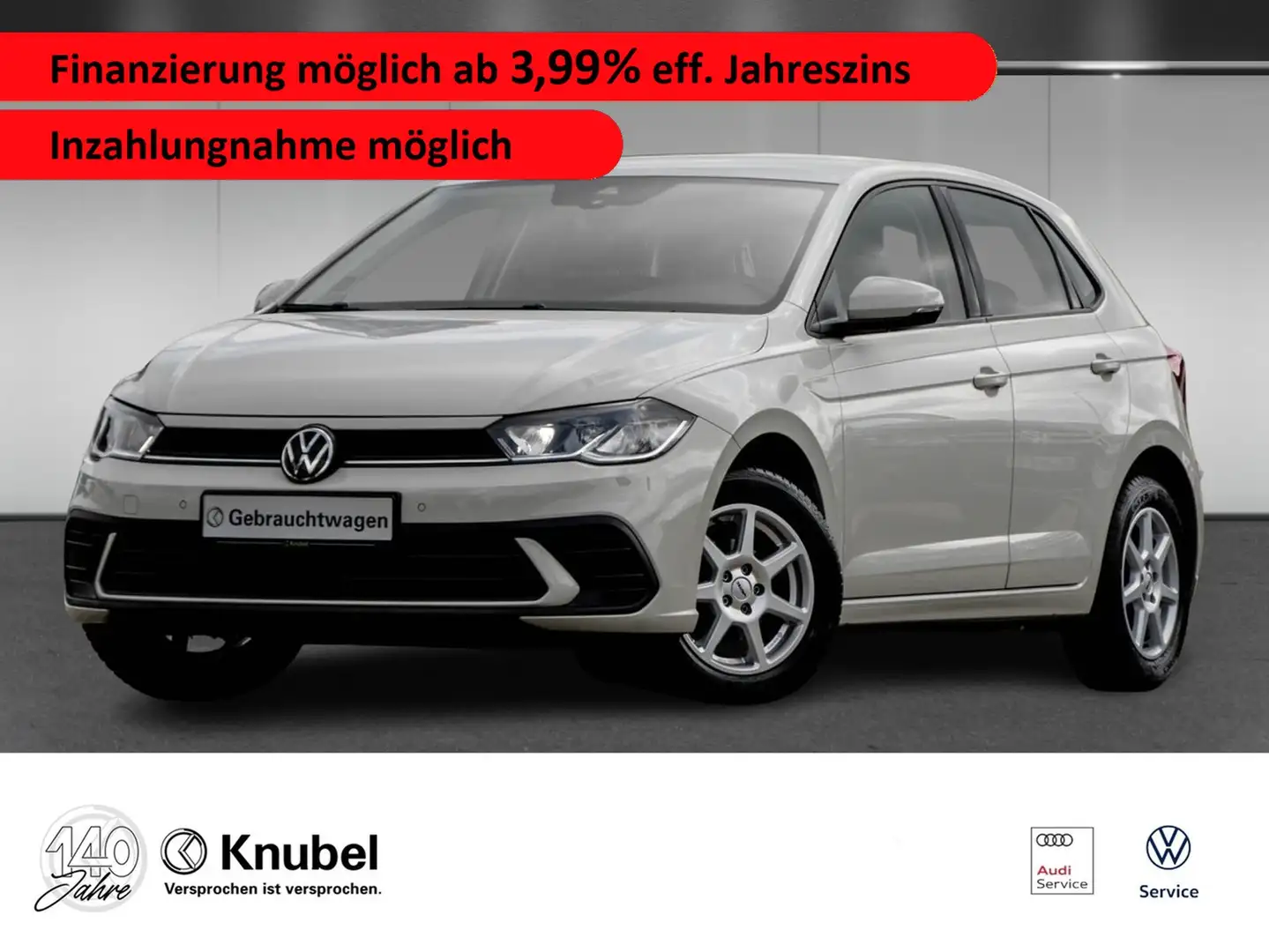 Volkswagen Polo Life 1.0 LED*Navi*Klima*Alu*1. Hand* Gris - 1