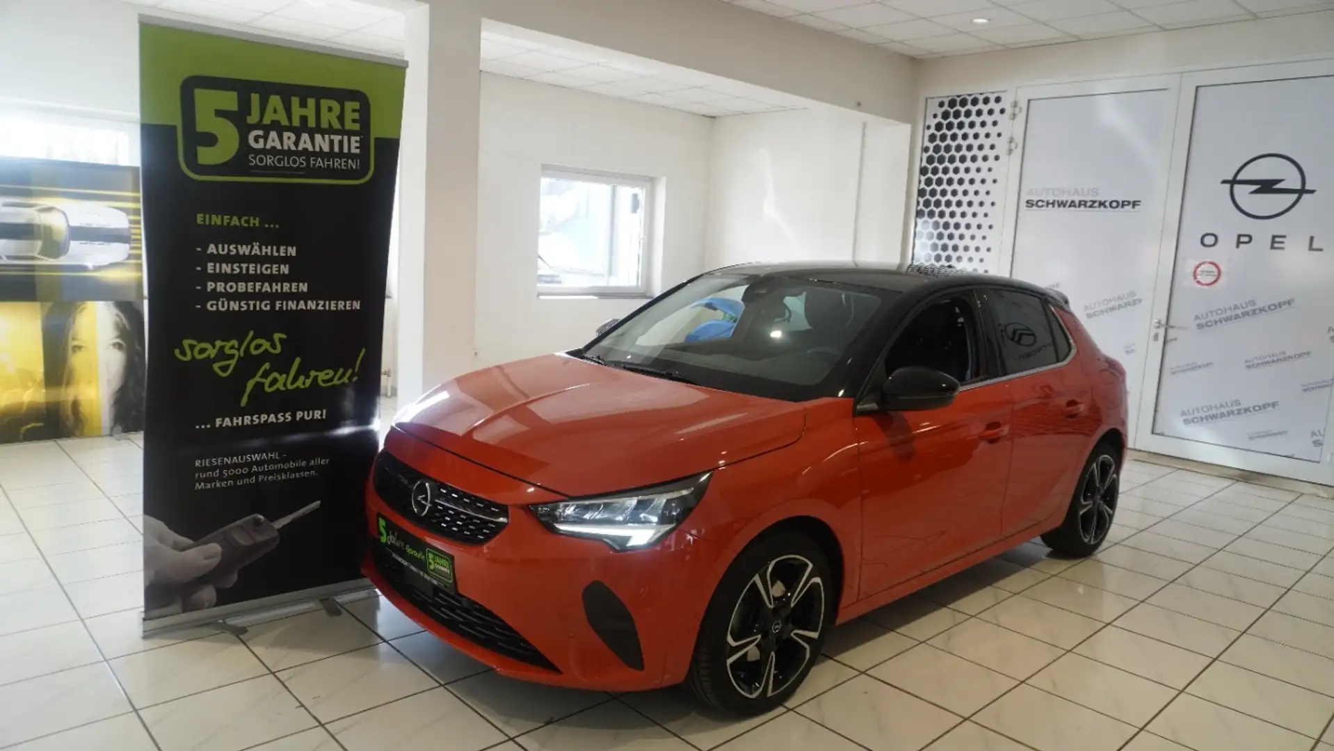 Opel Corsa F 1.2T RückfahrK,Parkpilot,Sitzheizung Orange - 2