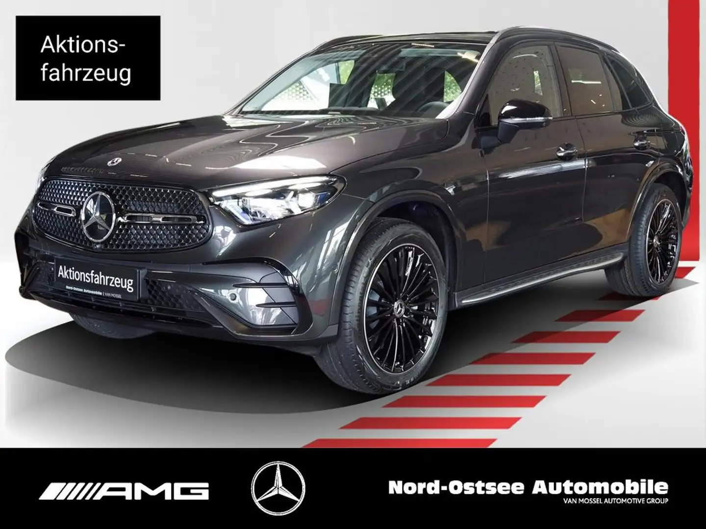 Mercedes-Benz GLC 400 e 4m AMG NIGHT PANO AHK DISTRONIC 360° Grau - 1