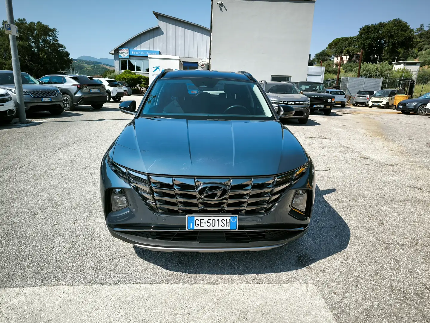 Hyundai TUCSON Tucson 1.6 hev Xtech 2wd auto Grijs - 2