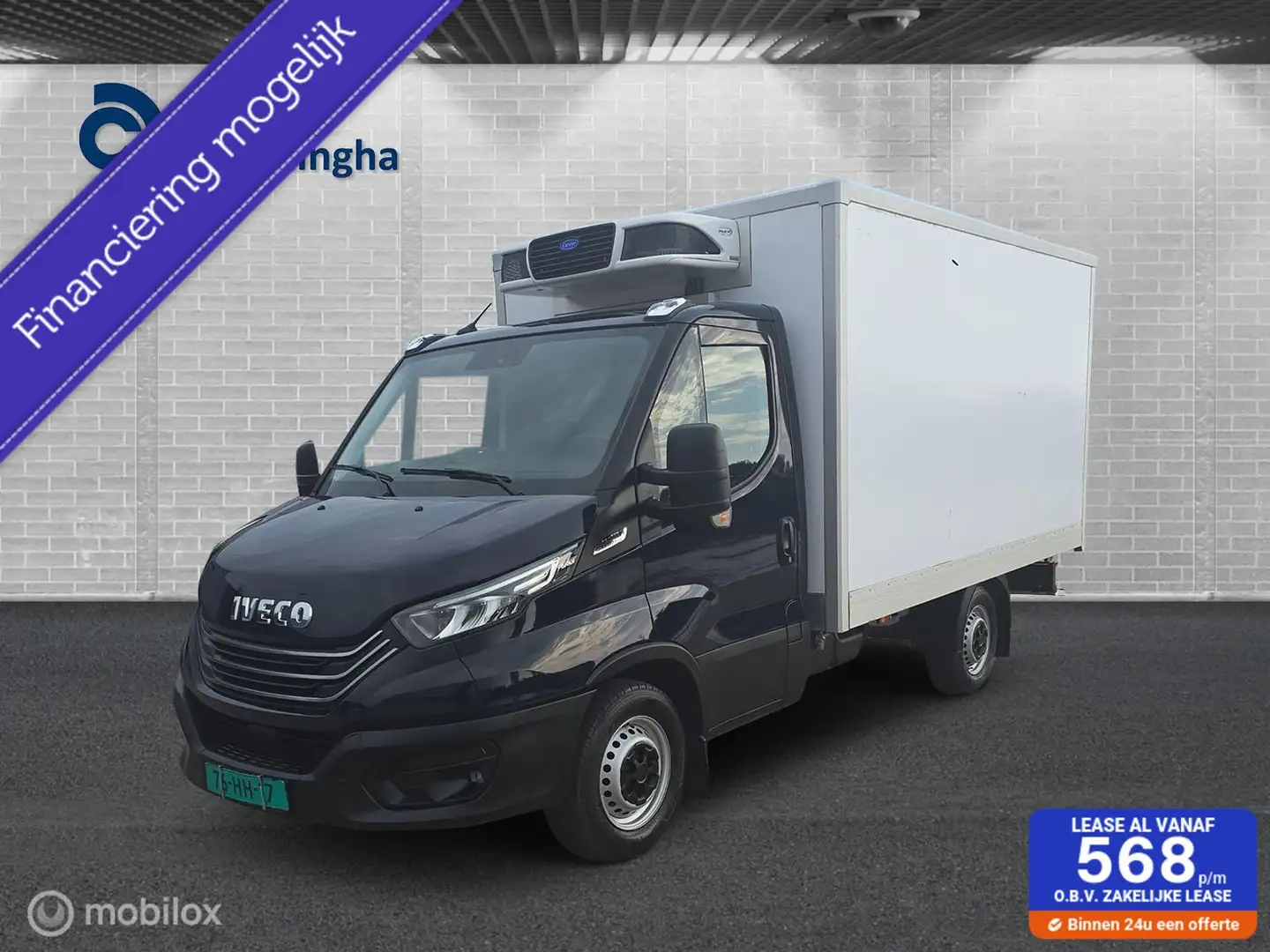 Iveco Daily 35S14 Koel/vries wagen automaat! Blauw - 1