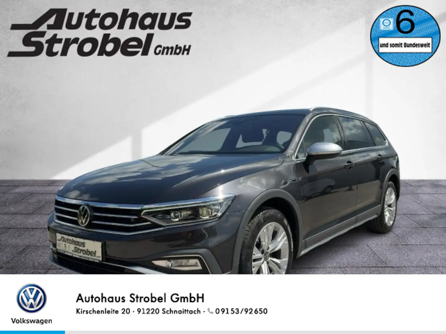 Volkswagen Passat Alltrack Passat Variant ALLTRACK 2.0 TDI DSG 4M AHK ACC S Grau - 1