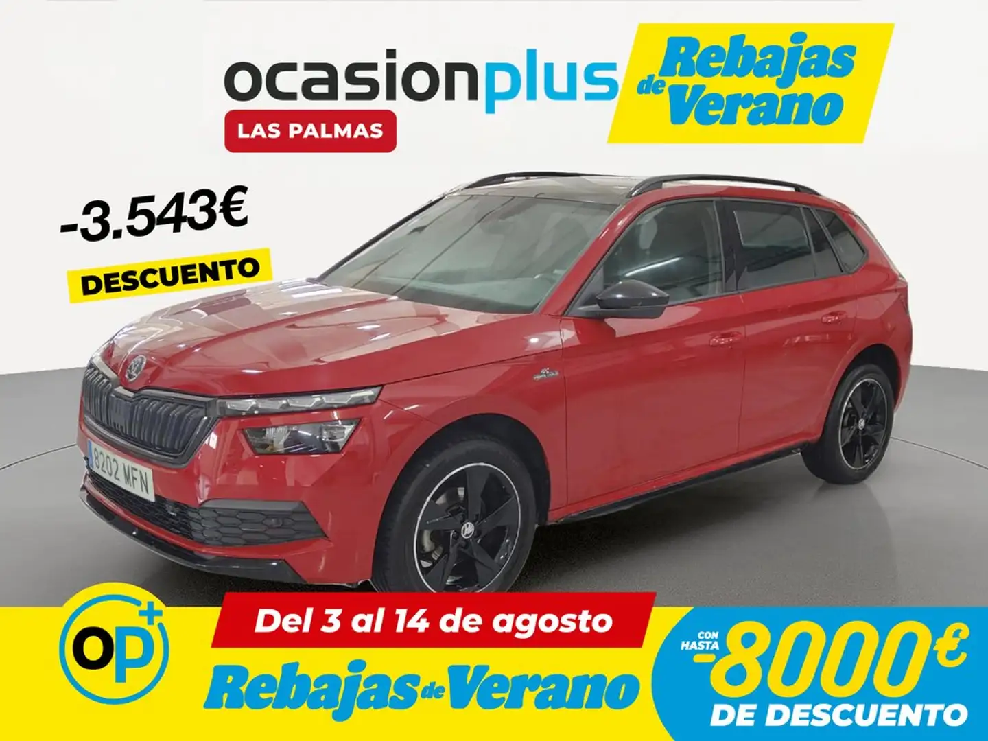 Skoda Kamiq 1.0 TSI Montecarlo 81kW DSG Rojo - 1