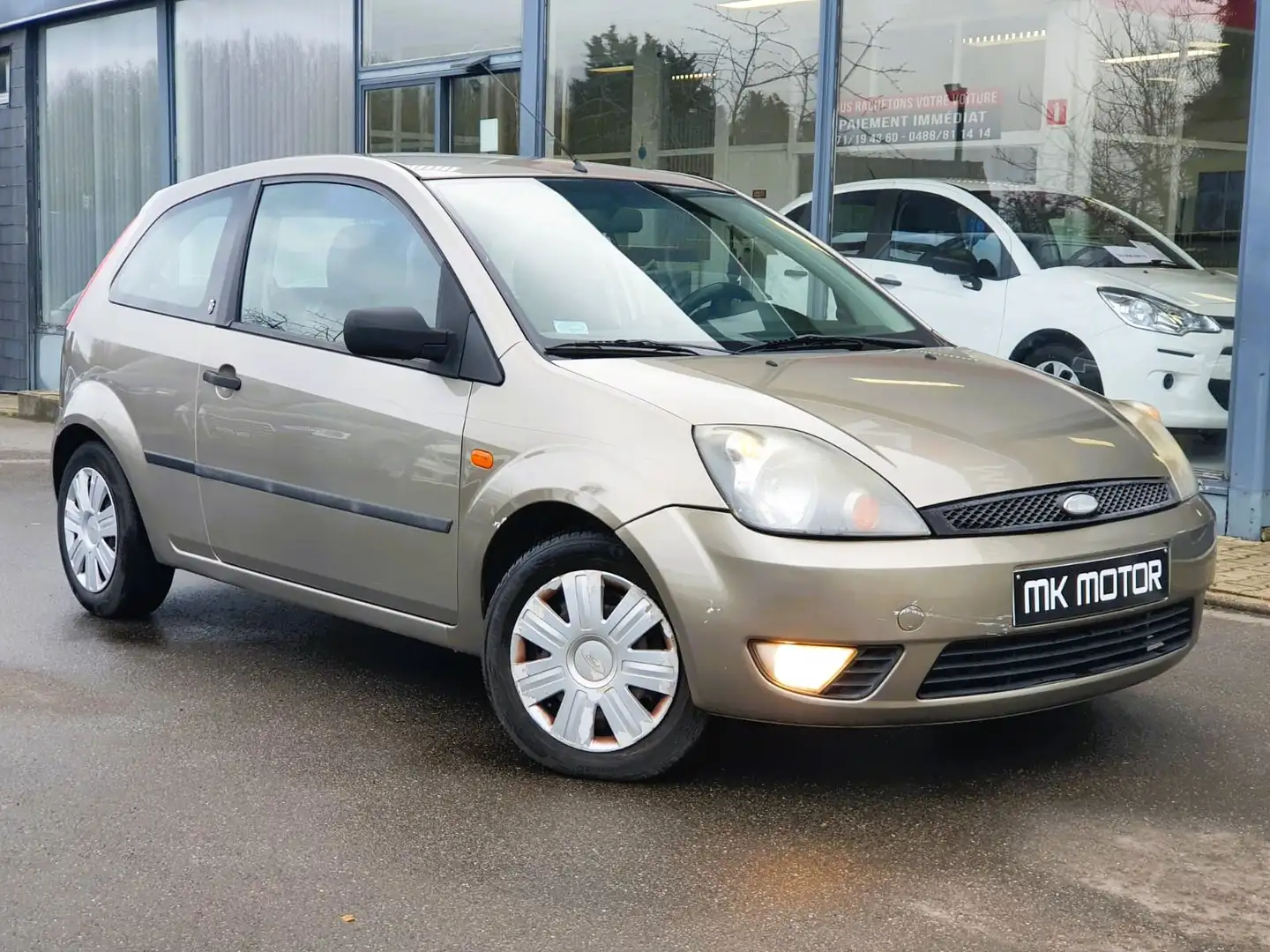 Ford Fiesta 🟢1.6 ESSENCE 101CV - BOITE AUTOMATIQUE Beige - 2