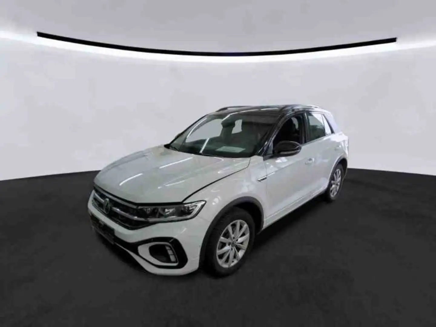 Volkswagen T-Roc 2.0TSI R-Line 4M DSG STANDHZ NAVI LEDER AH Weiß - 2