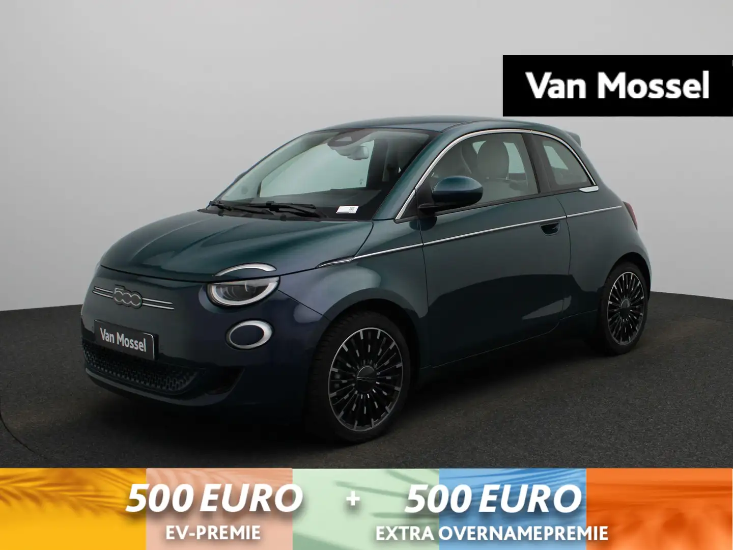 Fiat 500e La Prima 42 kWh Groen - 1