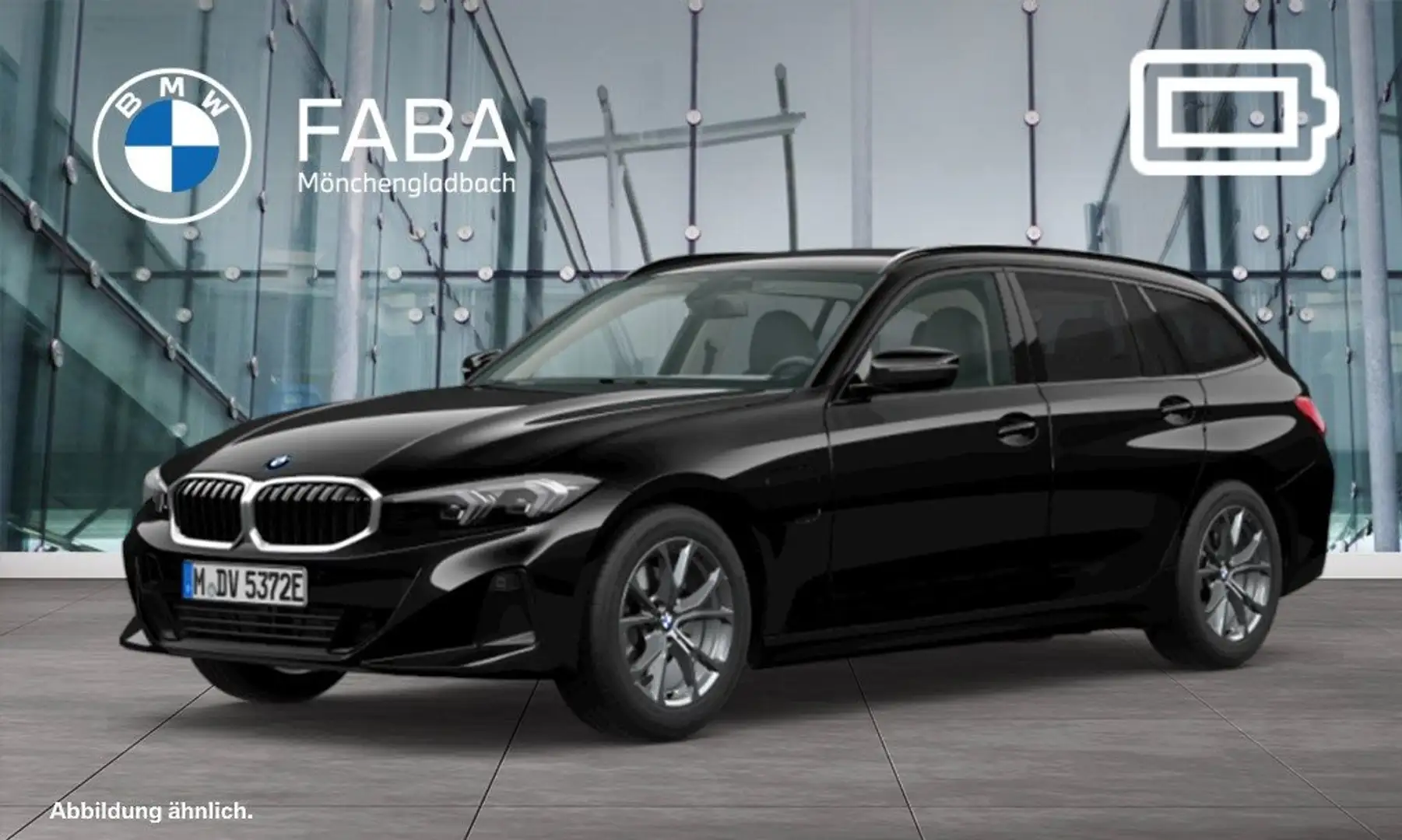 BMW 320 e Touring Head-Up DAB Tempomat Klimaaut. Shz Schwarz - 1