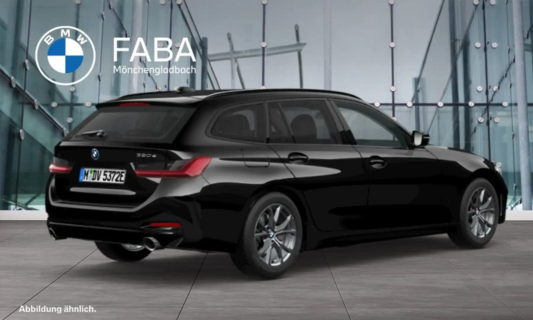 BMW 320 e Touring Head-Up DAB Tempomat Klimaaut. Shz Schwarz - 2