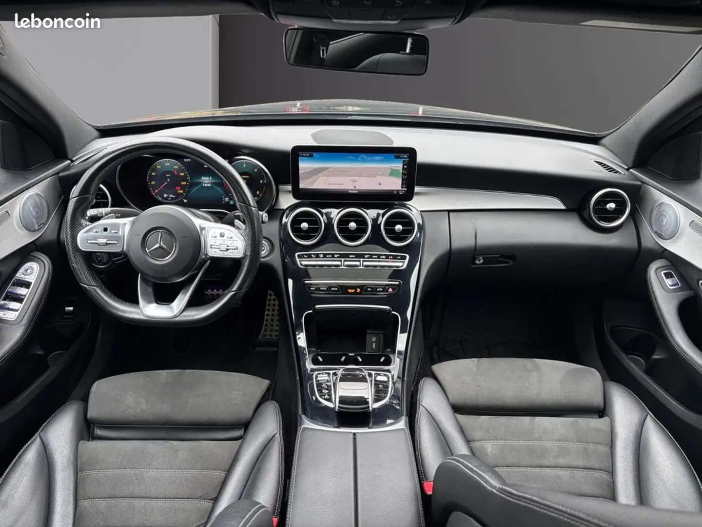 Mercedes-Benz C 220 MERCEDES 220 d 9G-Tronic AMG Line Garantie 12 mois Noir - 2