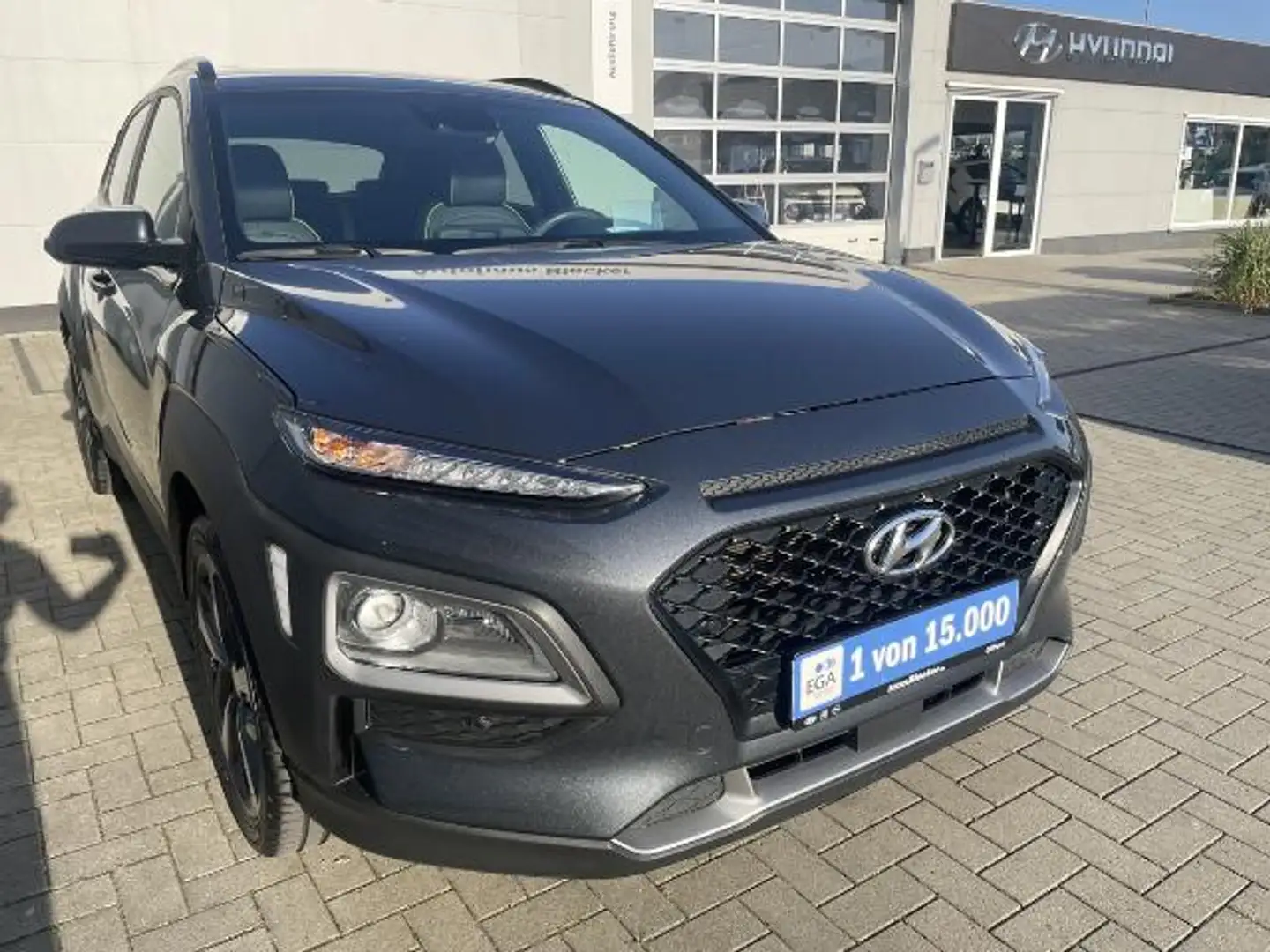 Hyundai KONA Kona 1.0 T-GDI*NAVI**KRELL*PDC*Head-Up*Klimaauto* Gris - 1
