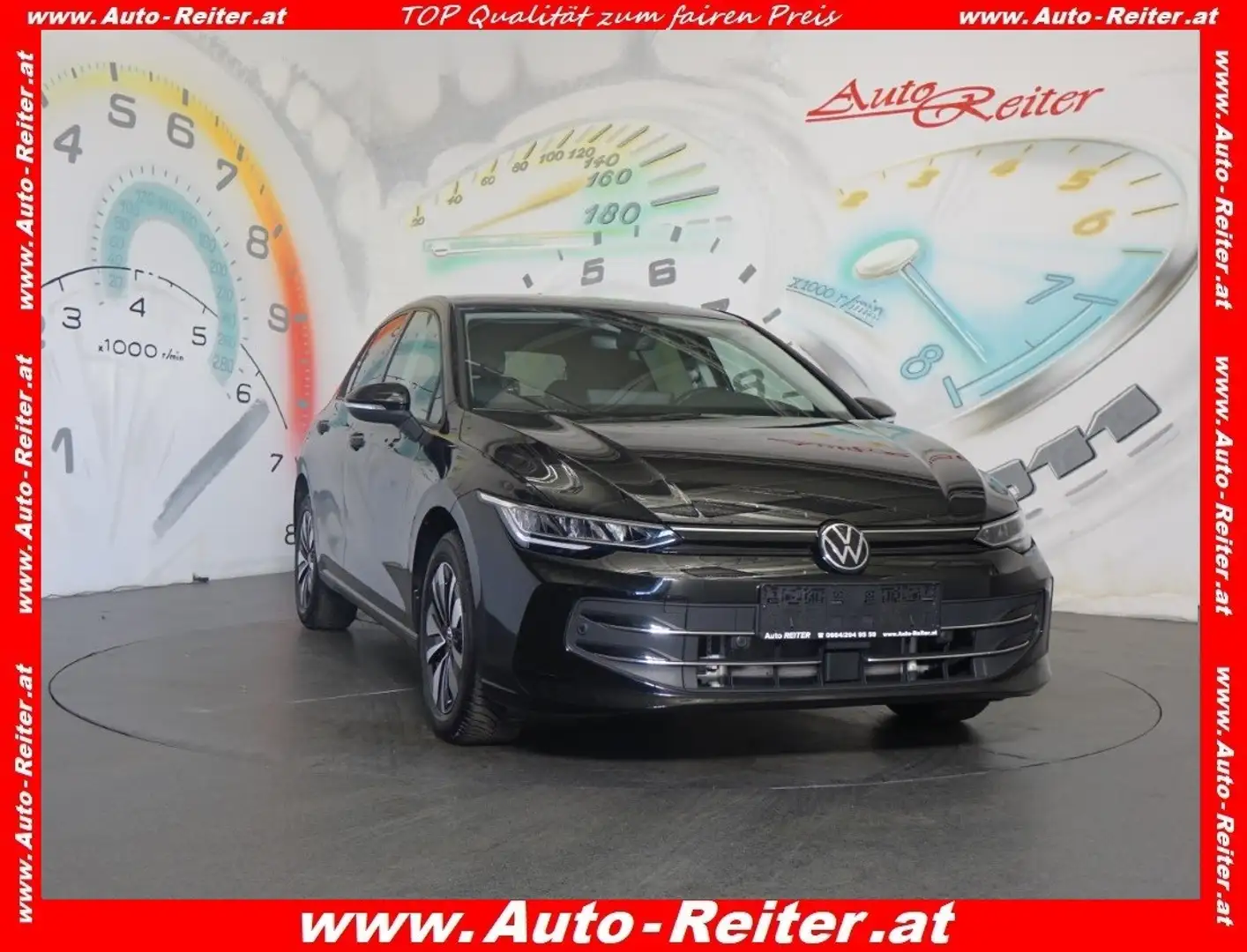 Volkswagen Golf Life 1,5 TSI ACT *LED, NAVI, TEILLEDER, RFK* Schwarz - 1