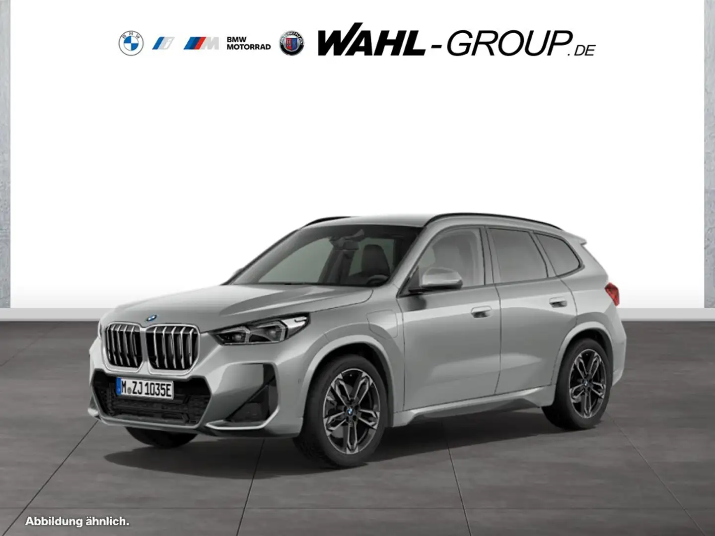 BMW X1 xDrive25e M Sport AHK 19" eSitze Navi Adapt LED Pr Grijs - 1