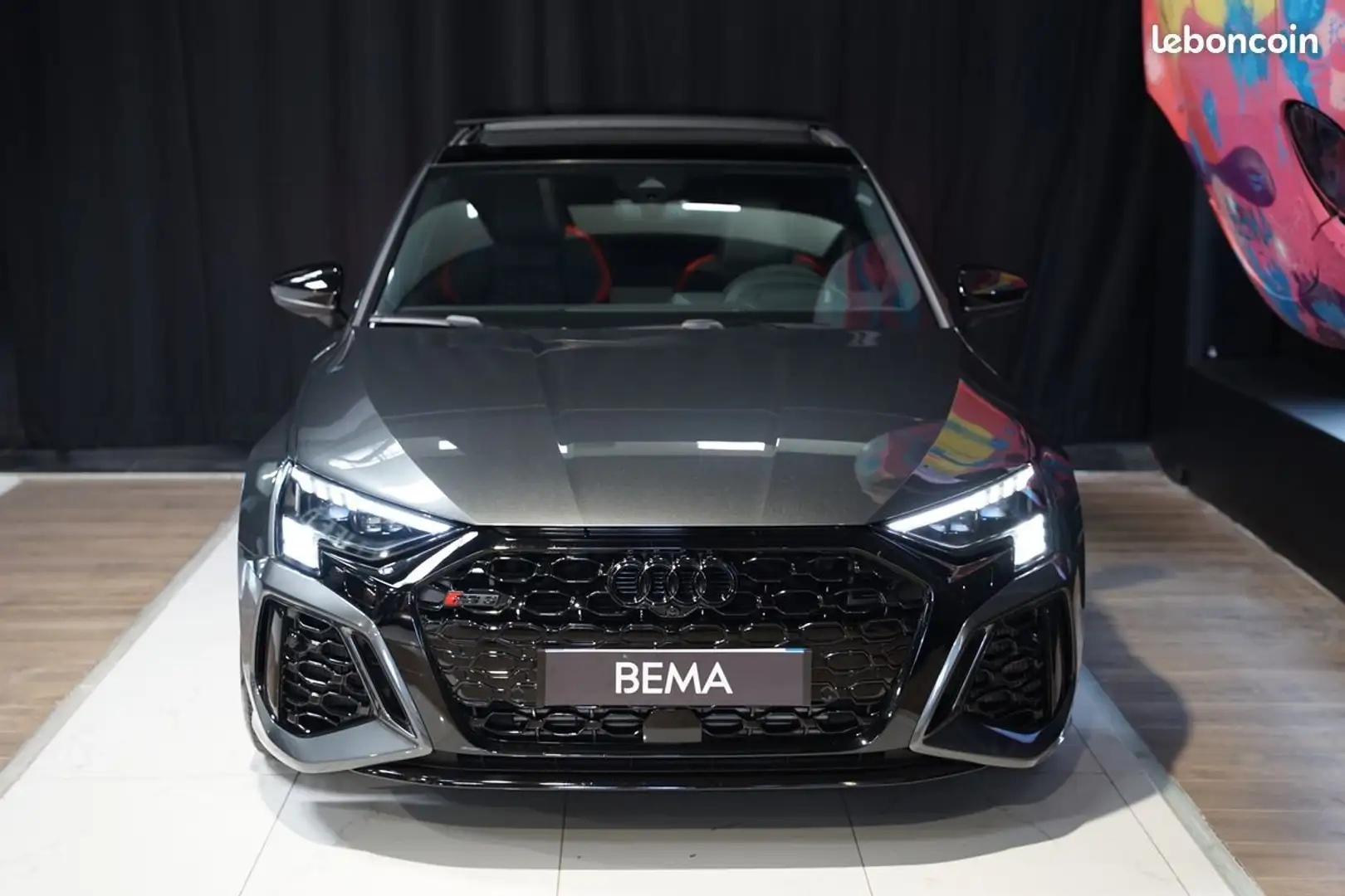 Audi RS3 8Y SPORTBACK 2.5 TFSI 400cv | Malus payé 2ème main Garantie Échappement Sport RS Phares Matrix Bang & Olufsen Toit Panora Grijs - 2