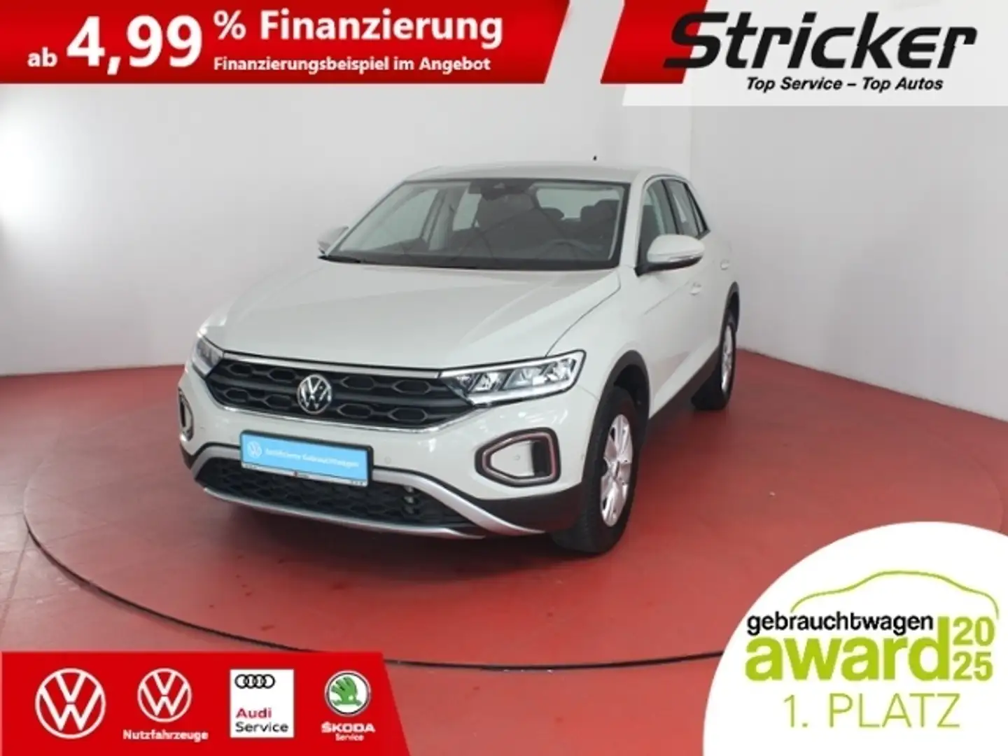Volkswagen T-Roc 1.0 TSI 243,-ohne Anzahlung App-Connect AHK Grau - 1