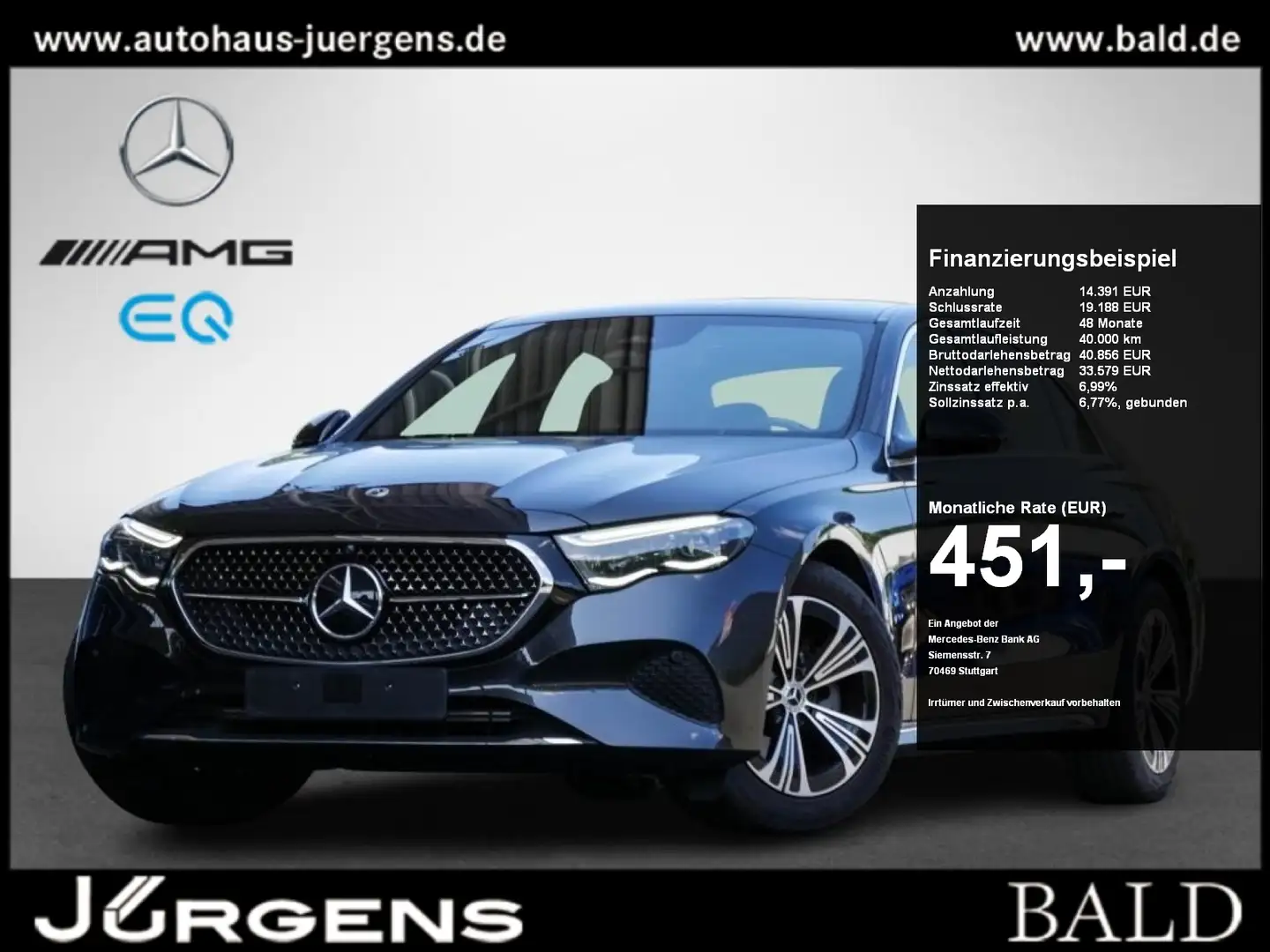 Mercedes-Benz E 200 Avantgarde/AHK/Winter/Digital/360/Distr/18 Grau - 1