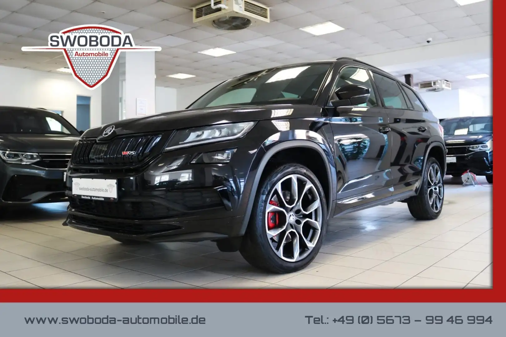 Skoda Kodiaq RS 4x4 DCC AHK Memory Sitz PDC Navi Schwarz - 1