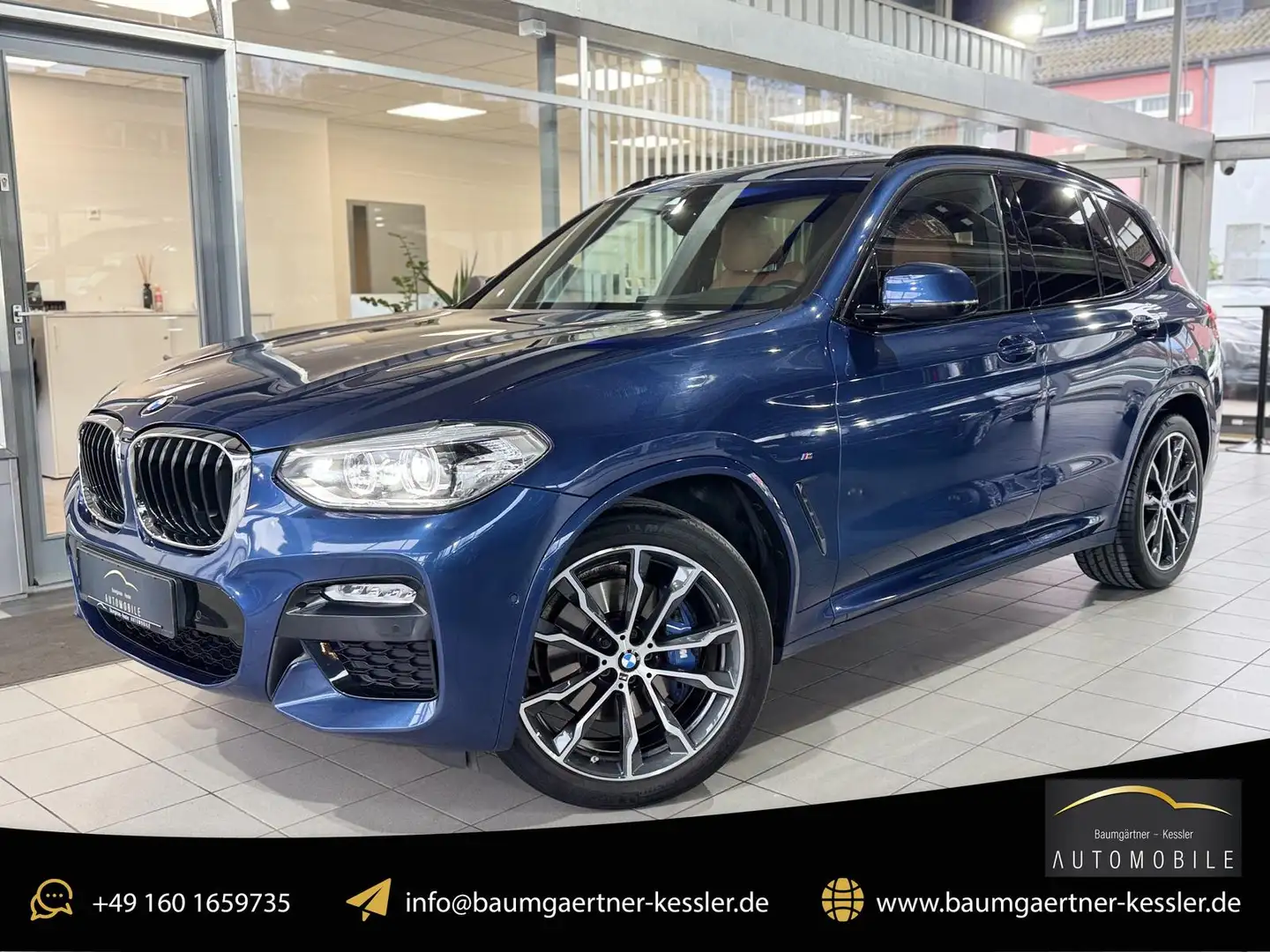 BMW X3 XDRIVE 30D M-SPORT STEPTRONIC LED PANO HUD Azul - 1