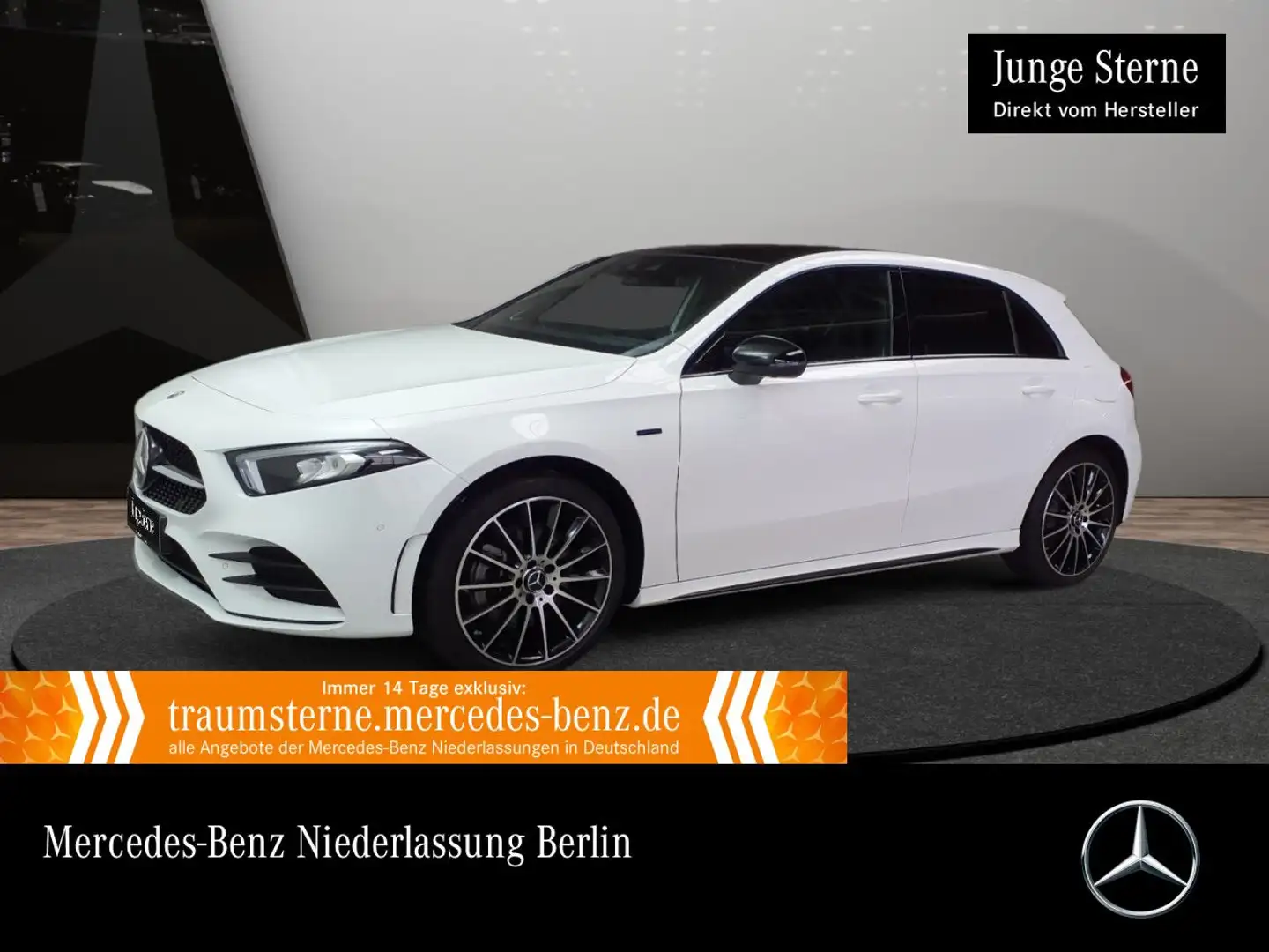Mercedes-Benz A 250 e EDITION 2020+AMG+NIGHT+PANO+360°+LED+19" Weiß - 1