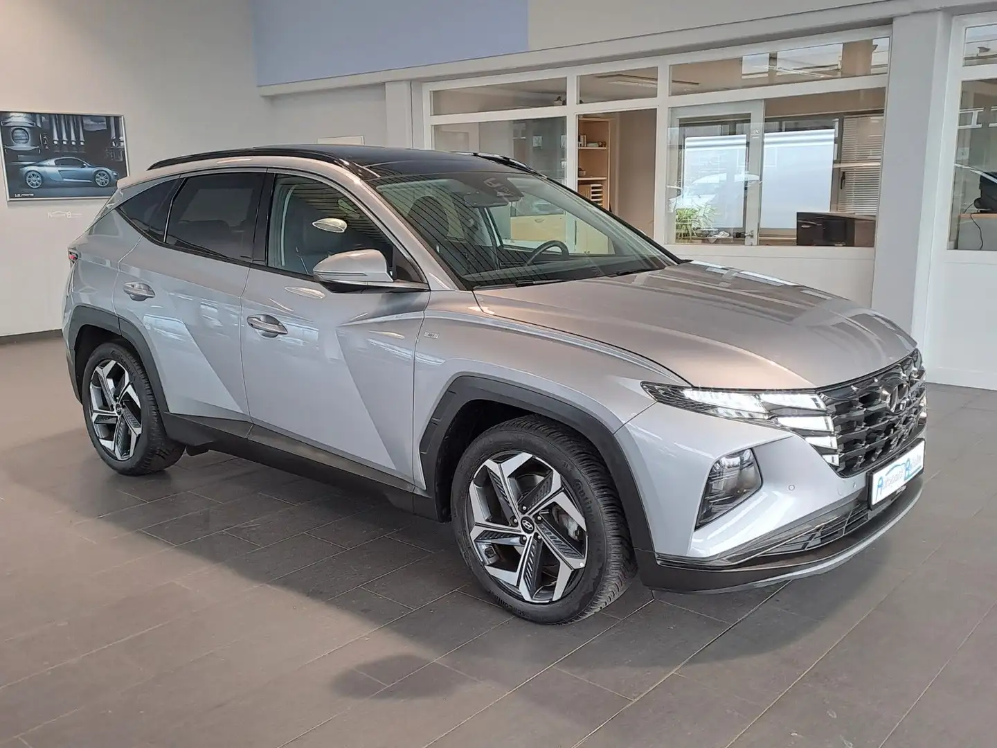Hyundai TUCSON Prime Aut.*Panorama*Leder*AHK*KAM*LED*ACC Silber - 2