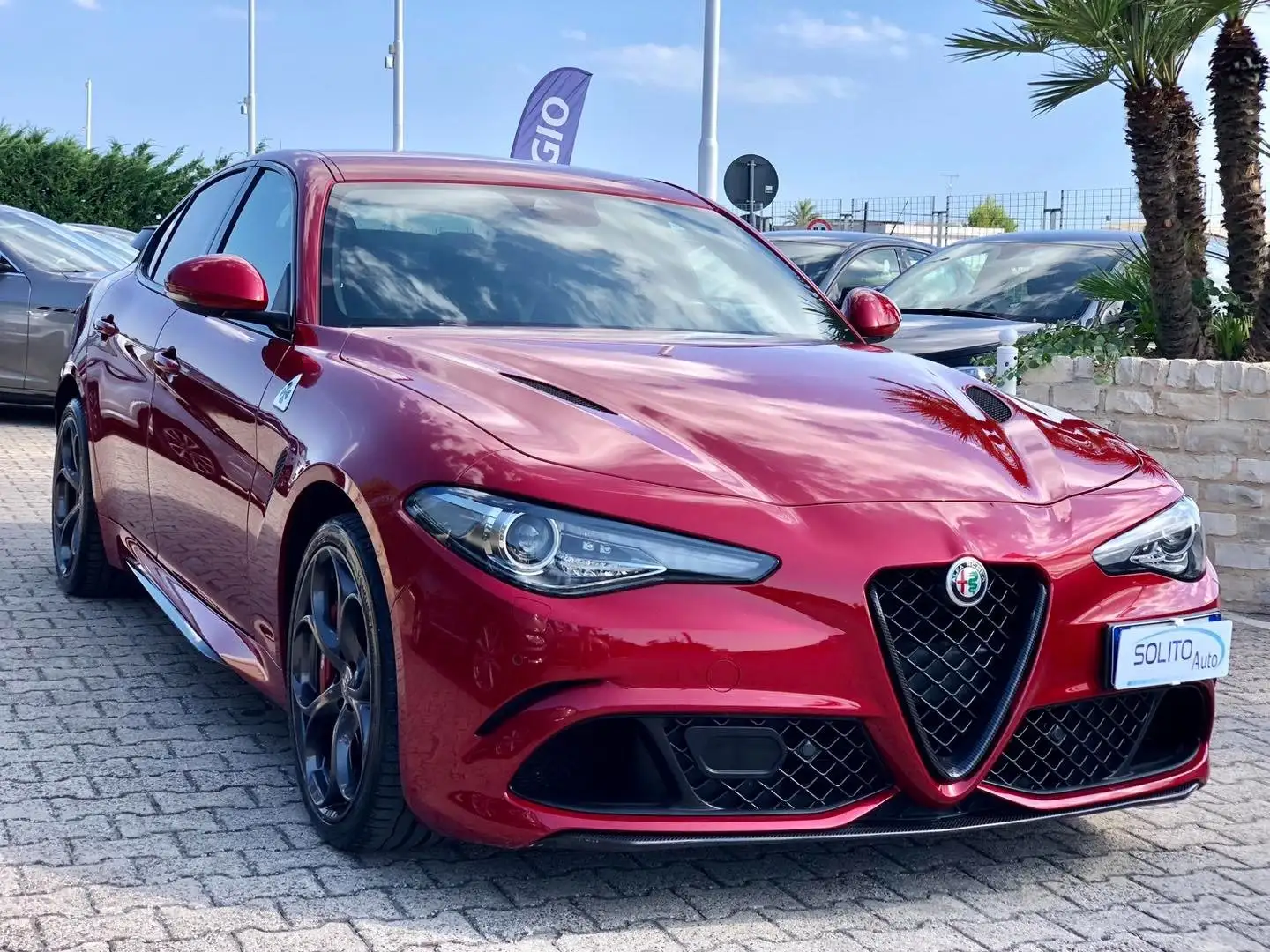 Alfa Romeo Giulia 2.9 t V6 Quadrifoglio 510cv auto Rosso Compe Rosso - 1
