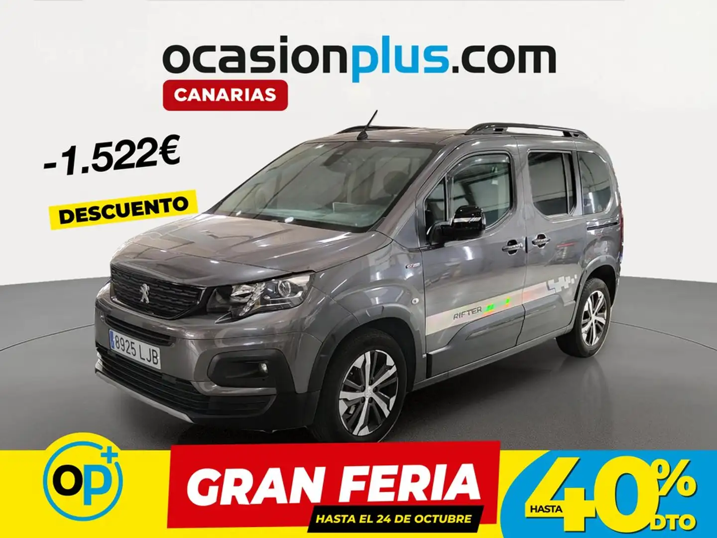 Peugeot Rifter 1.5BlueHDi S&S Standard GT Line 100 Gris - 1