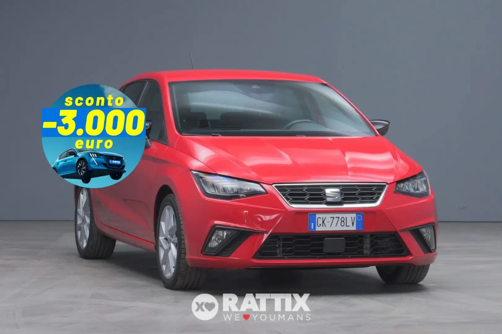 SEAT Ibiza 1.0 Ecotsi 95CV FR Rosso - 1
