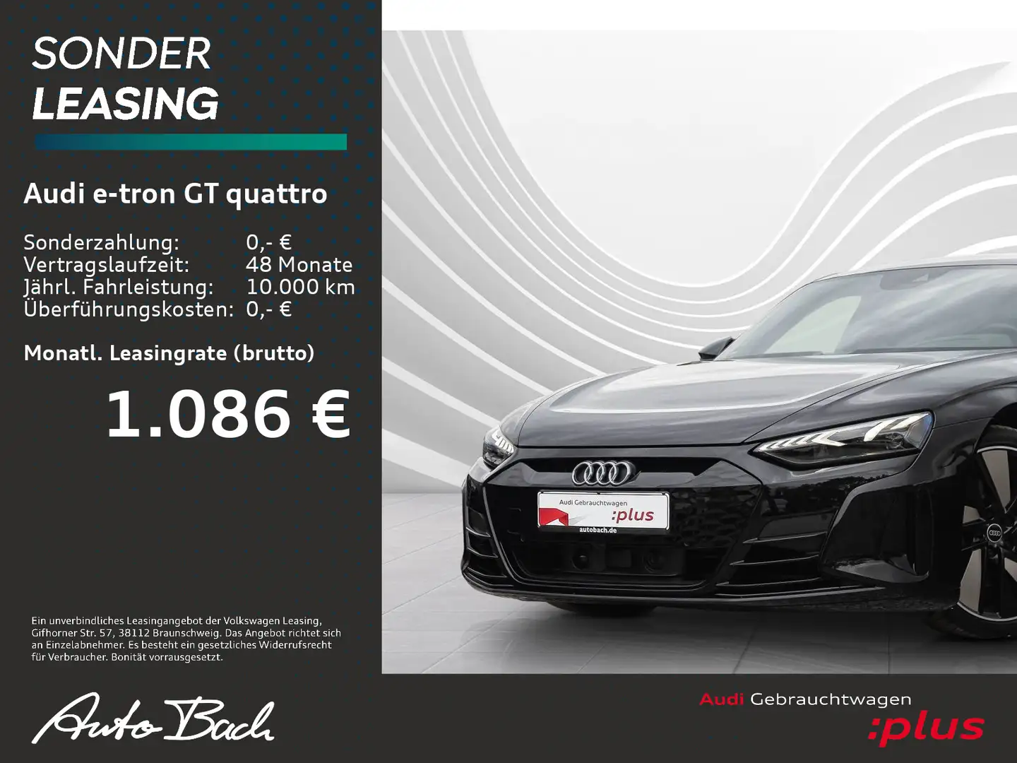 Audi e-tron GT e-tron GT e-tron GT Navi LED Panorama ACC EPH B& Negro - 1