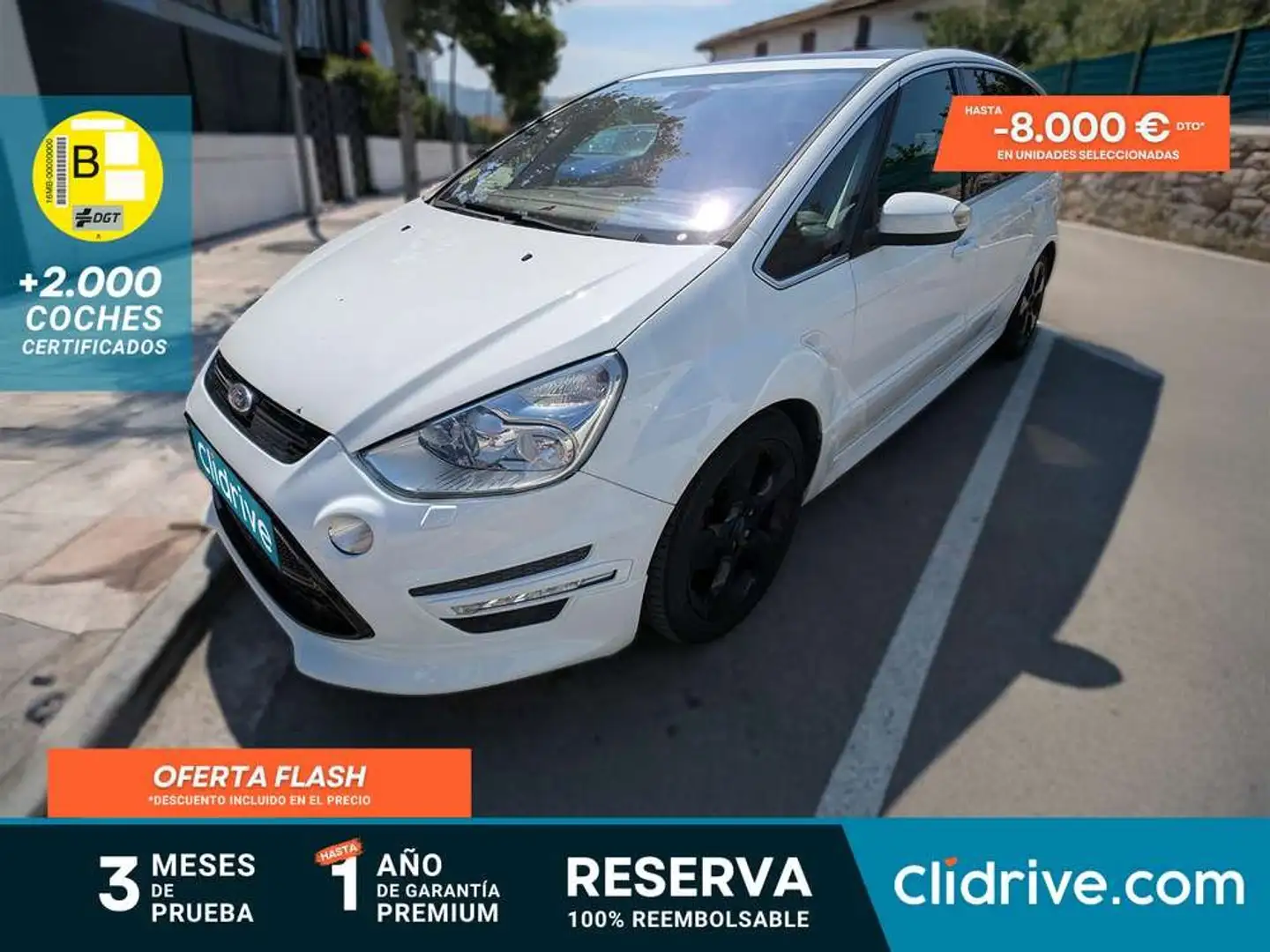 Ford S-Max 2.2TDCi Titanium S Aut. Blanco - 1