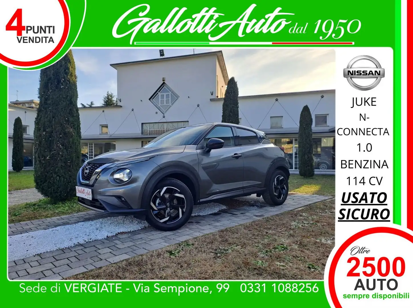 Nissan Juke 1.0 DIG-T 114 CV N-Connecta - 1