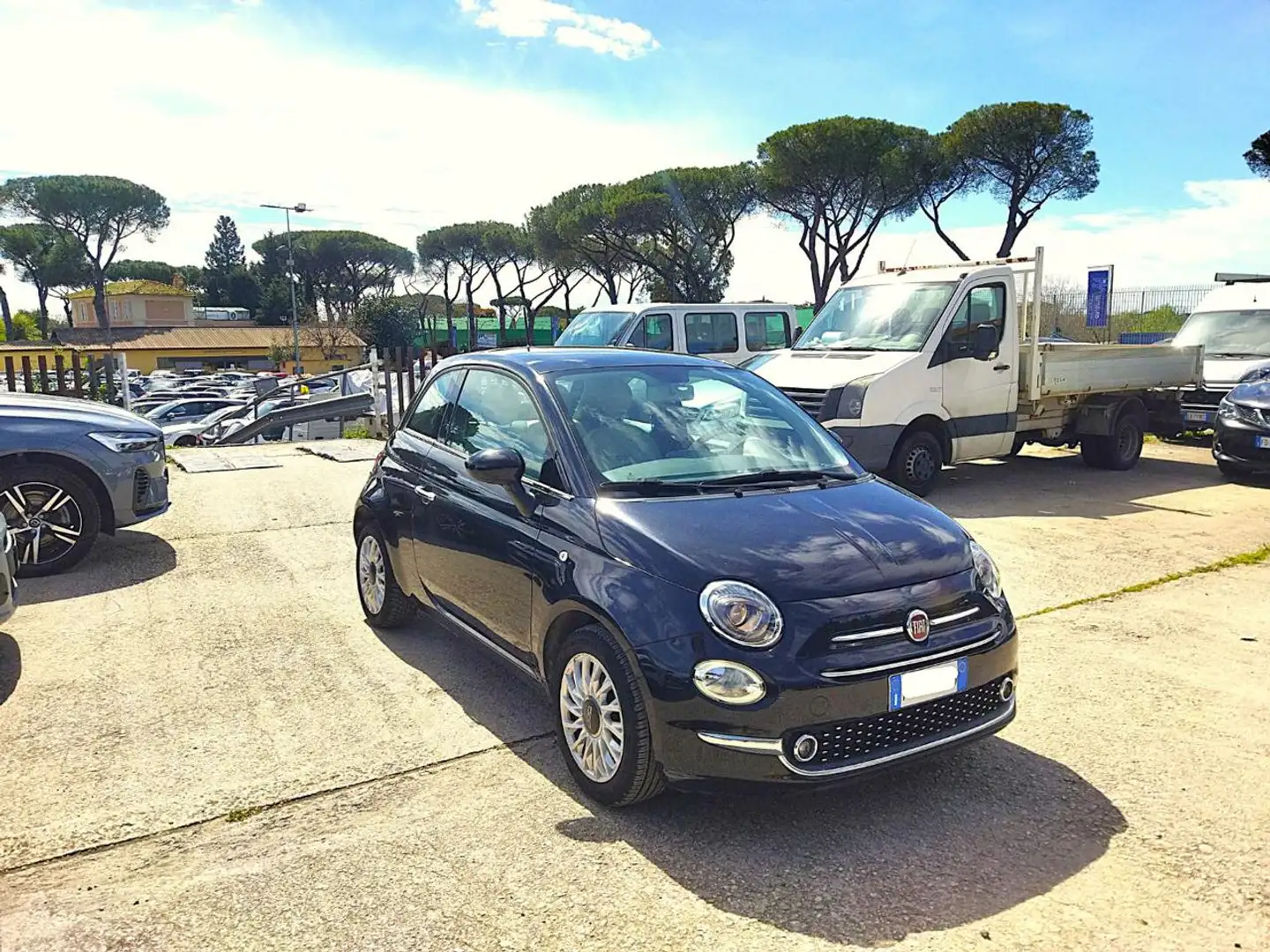 Fiat 500 1.2cc EURO6 69cv TETTO PANORAMA CERCHI IN LEGA Nero - 2