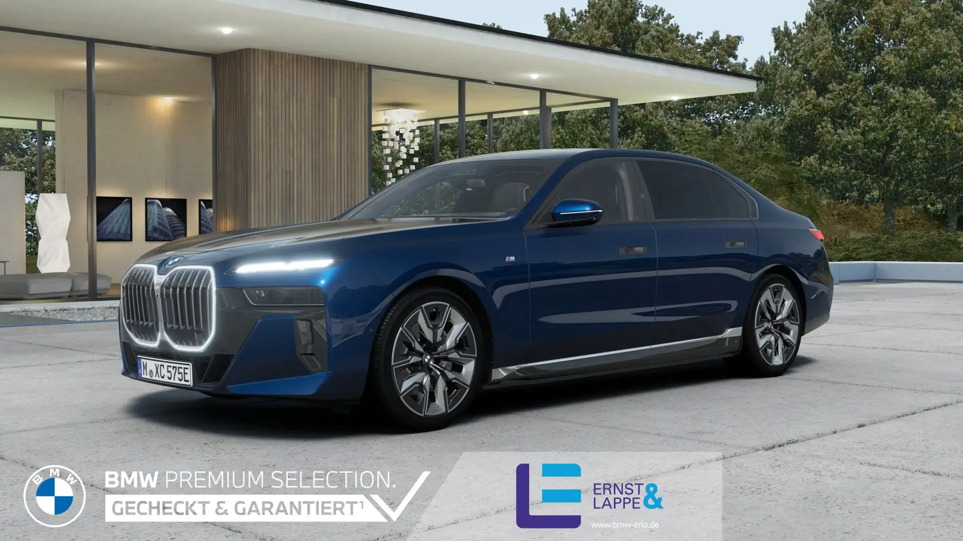 BMW i7 xDrive60 M Sport || AHK Pano Autobahnass B&W Blau - 1