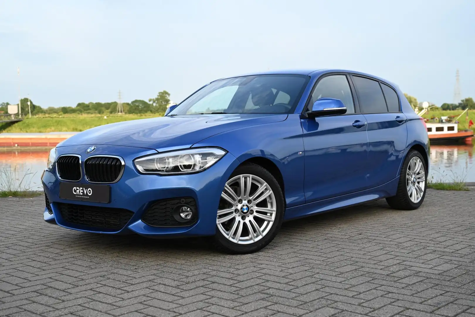 BMW 118 1-serie 118i M-Sport | LED | M-pakket | Parkeersen Blauw - 1