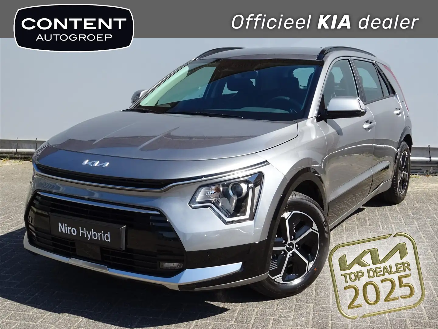 Kia Niro 1.6 GDi Hybrid 129pk DCT6 DynamicLine | Op Voorraa Grijs - 1