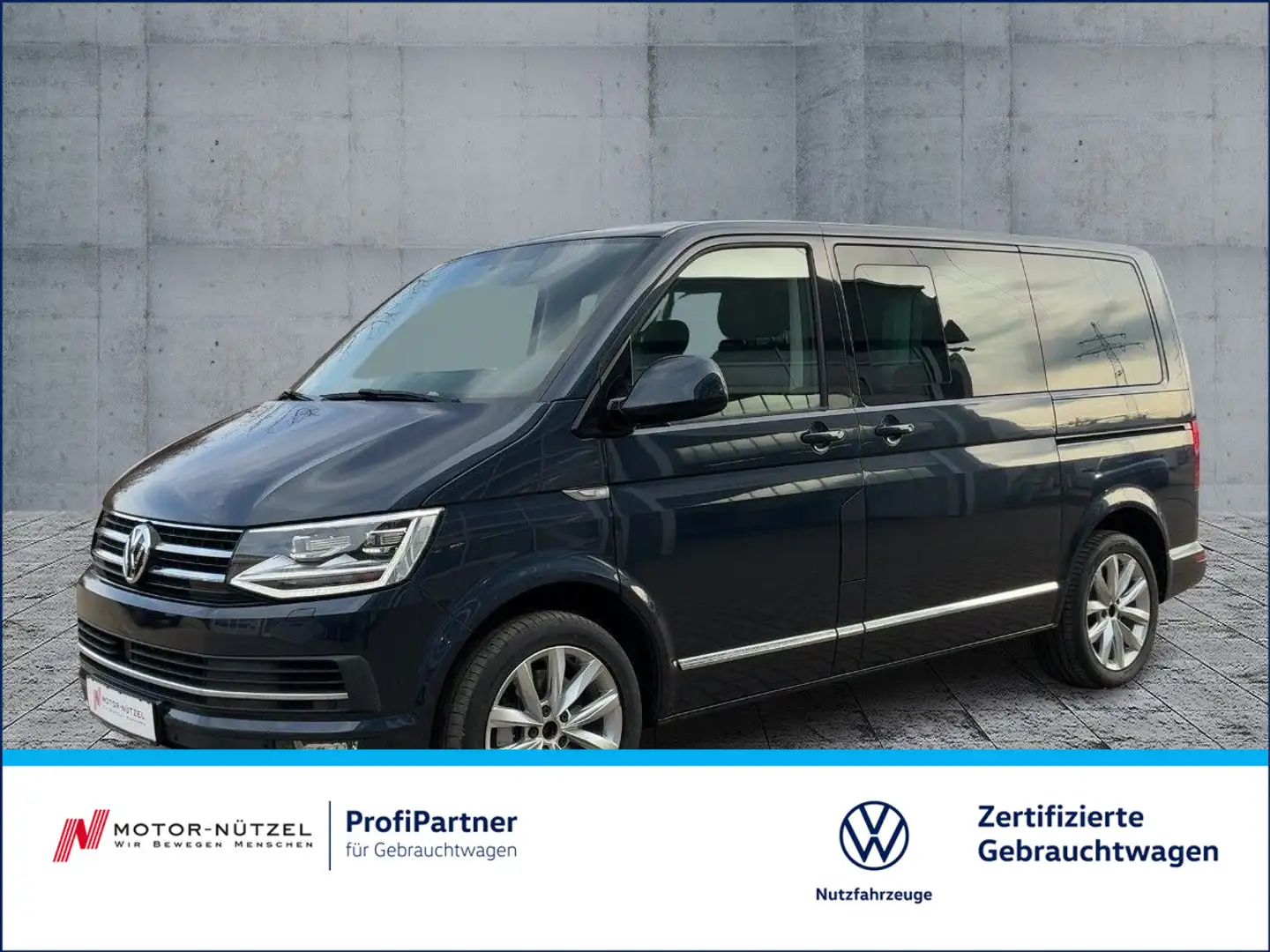 Volkswagen T6 Multivan Multivan T6 2.0 TDI DSG HIGHLINE LED+STDHZG+ACC Bleu - 1