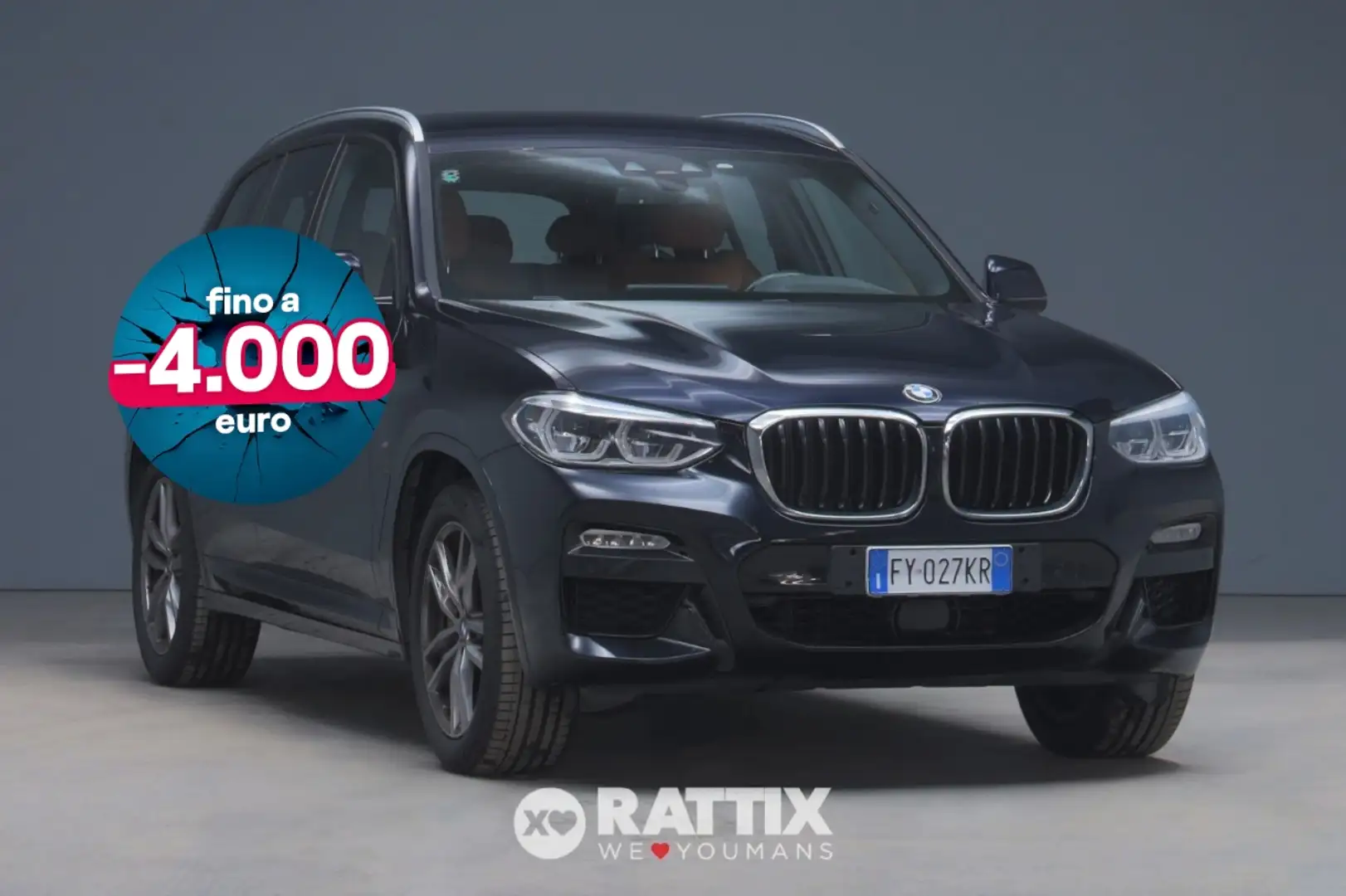 BMW X3 xDrive30d 3.0 249CV Msport Auto Noir - 1