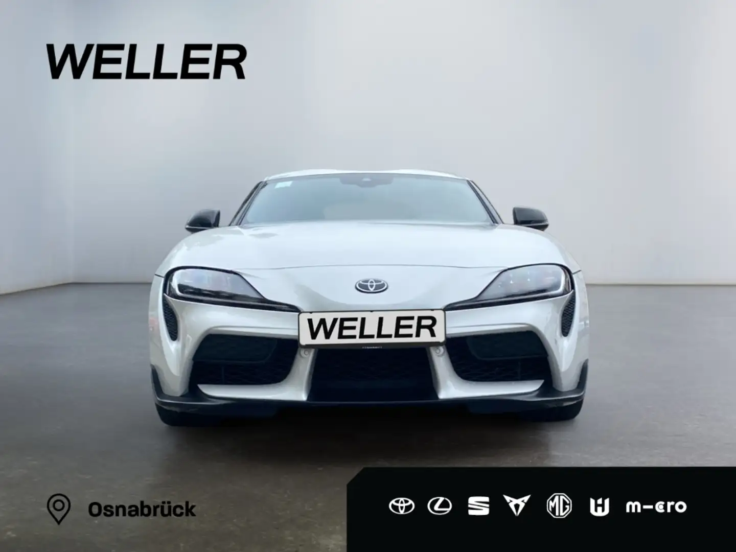 Toyota Supra GR 3.0 Legend *Schalter*HUD*Leder*JBL*CAM*TWA* Білий - 2