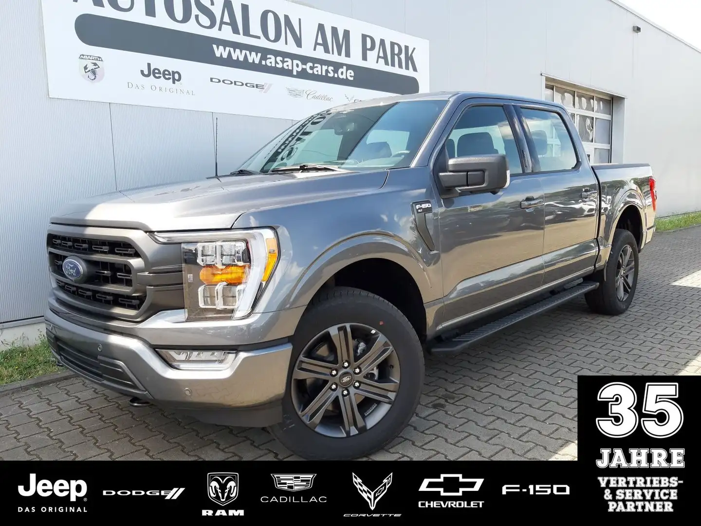 Ford F 150 F-150 XLT 5.0 V8 mit LPG Gasanlage Grau - 1