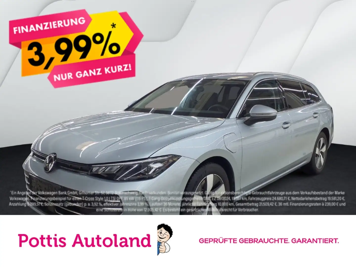 Volkswagen Passat Variant 1.5 TSI eHybrid DSG BUSINESS NAVI AHK PDC SHZG Silber - 1