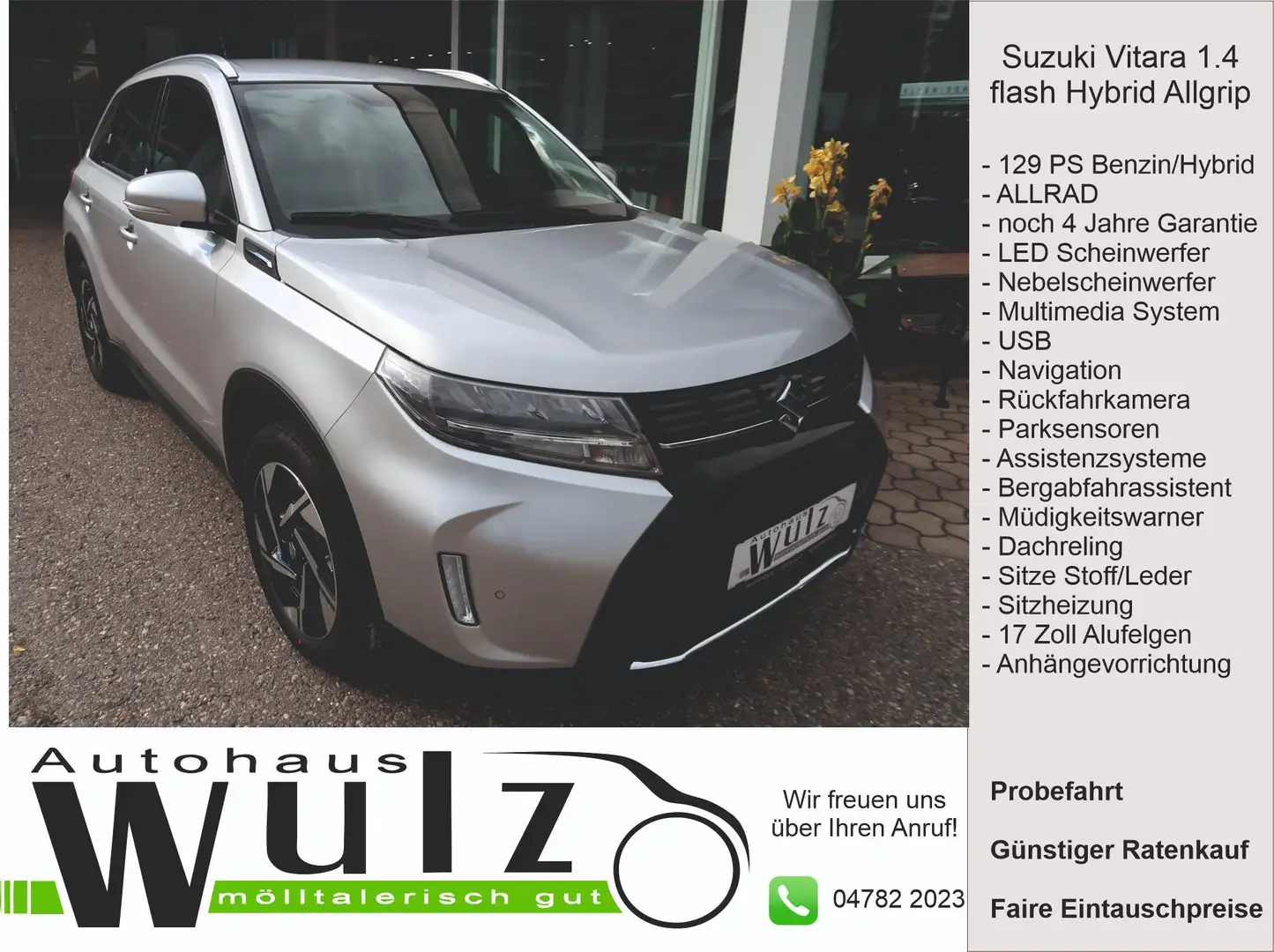 Suzuki Vitara Vitara 1,4 DITC Hybrid ALLGRIP flash + AHV Argent - 1