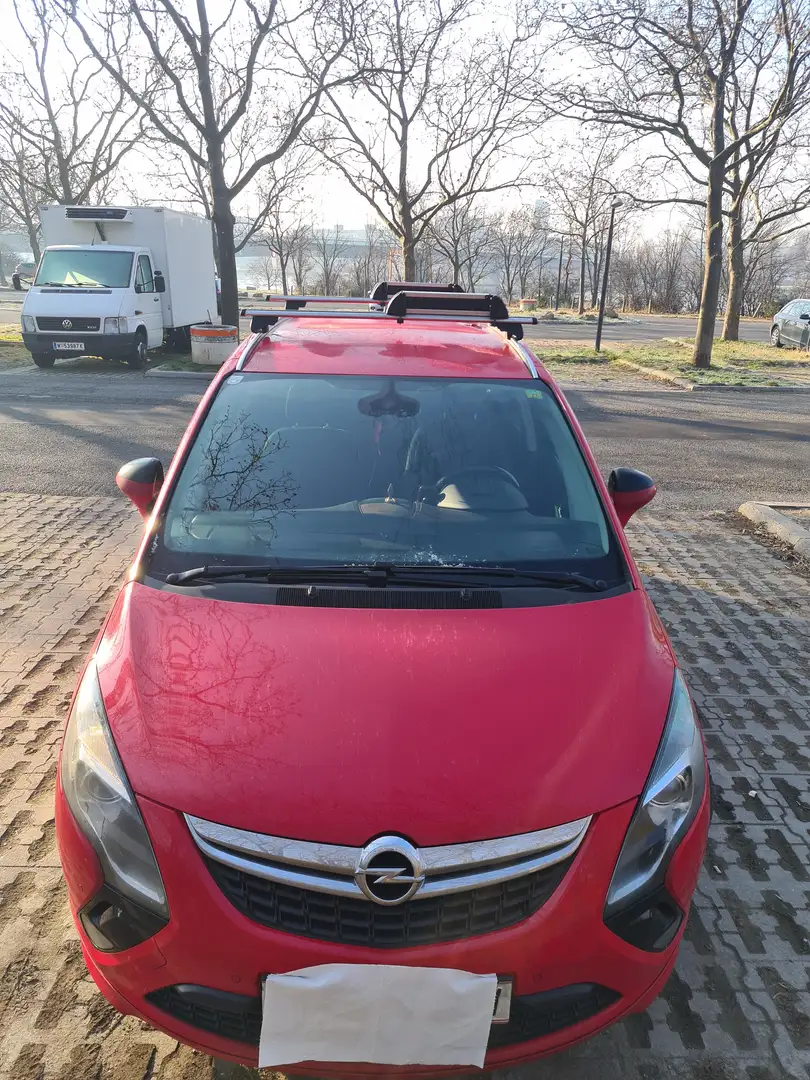 Opel Zafira Tourer 1,4 Turbo Ecotec Sport Flotte Rojo - 1