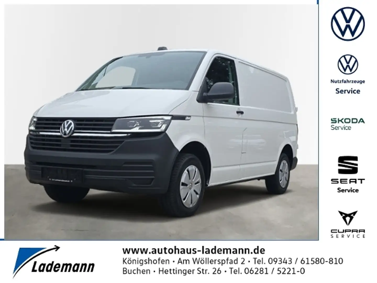 Volkswagen T6.1 Transporter T6.1 2.0 TDI Transporter Kasten SONDERPREIS Weiß - 1