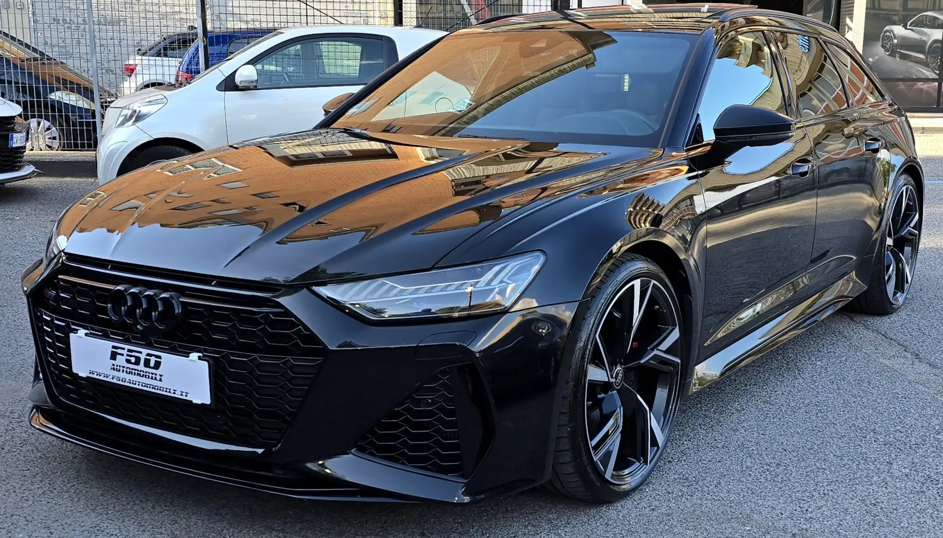 Audi RS6 Avant 4.0 Mhev Total Black Tetto quattro tiptronic Noir - 1