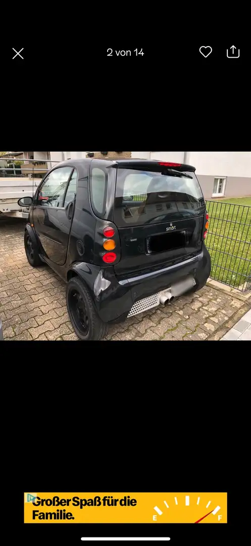 smart city-coupé/city-cabrio edition blackbeat Zwart - 2