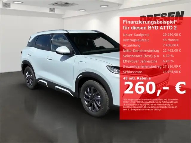 BYD Atto 2 DM-i 1.5 Boost CarPlay Sitzheizung Rückfahrkamera