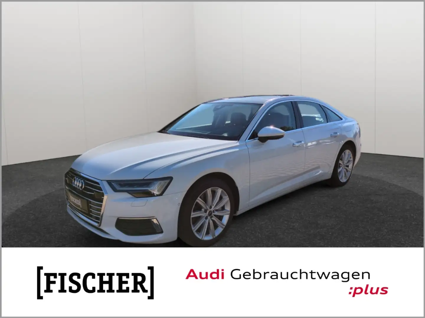 Audi A6 50TFSIe quattro S tronic Design Navi ACC Matrix HU Weiß - 1