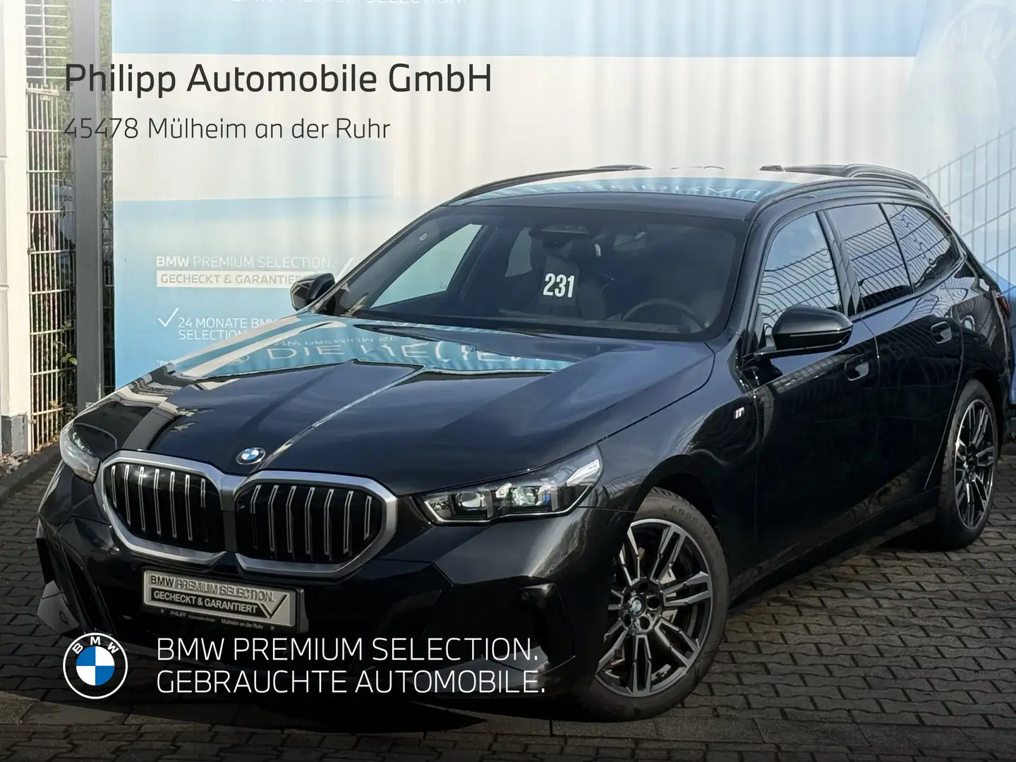 BMW 540 d xDrive M Sport PANO AHK B&W StHg Autobahnas Schwarz - 2