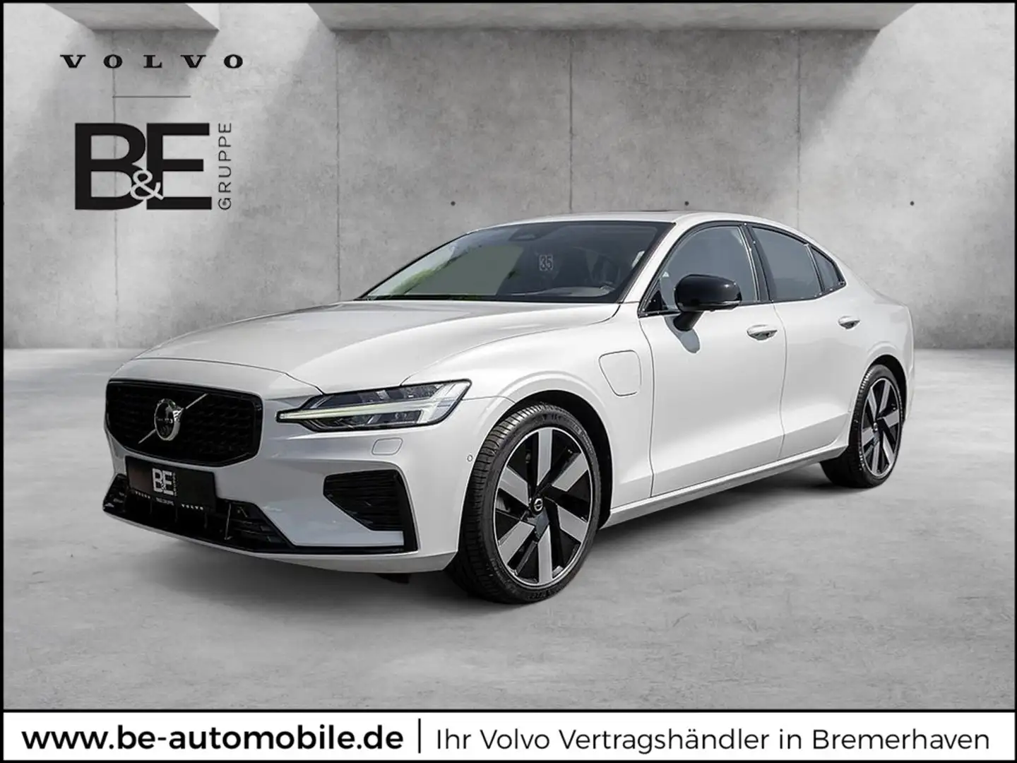 Volvo S60 T8 Ultimate Dark Recharge AWD PANO 360° Weiß - 1