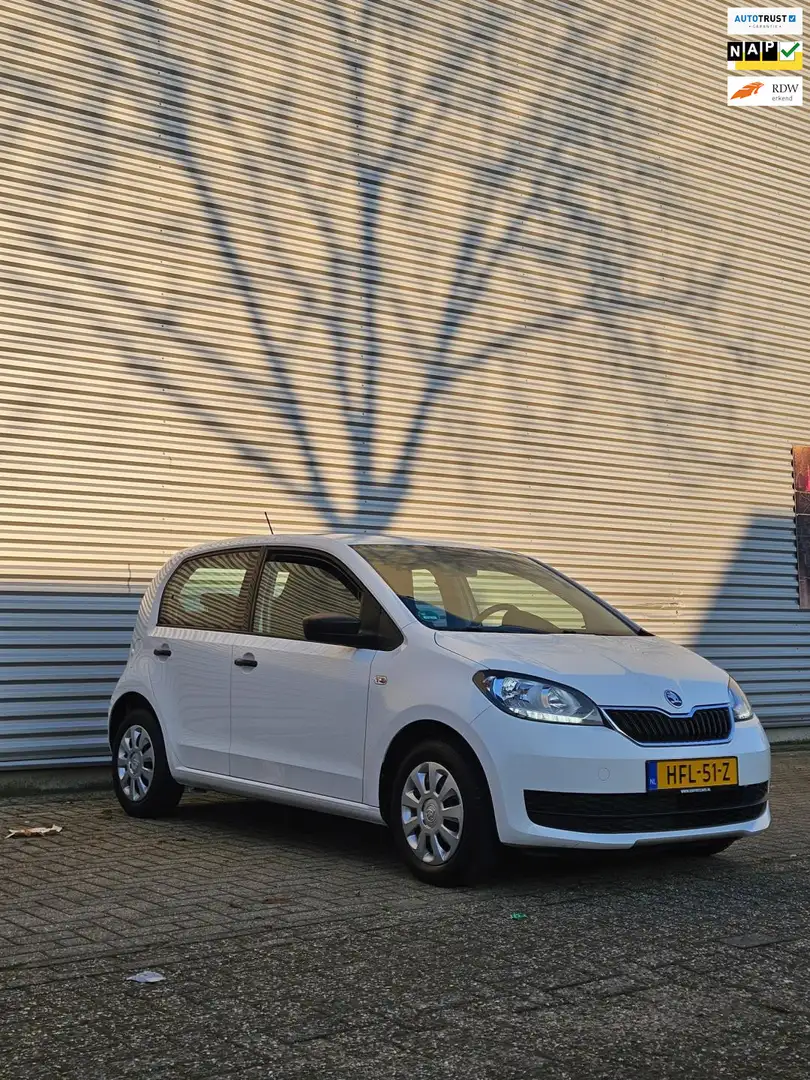 Skoda Citigo 1.0 Greentech Active Blanc - 1