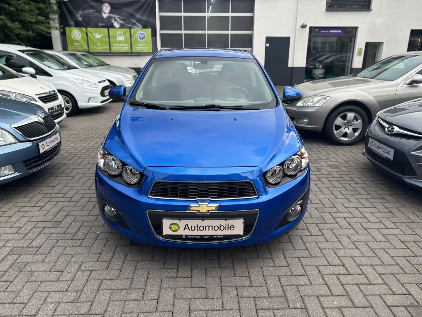 Chevrolet Aveo Schrägheck LTZ*PDC*TEMPO*KLIMA*SHZ Albastru - 2